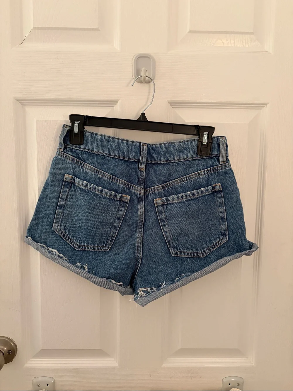 Garage Blue Denim Cutoff Shorts